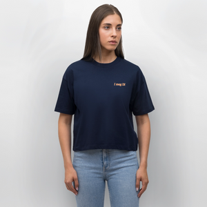 *I mog Di* Boxy Bio-T-Shirt - Navy