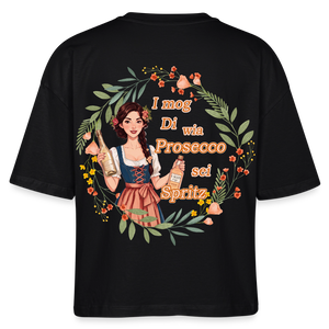 *I mog Di* Boxy Bio-T-Shirt - Schwarz