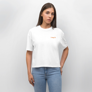 *I mog Di* Boxy Bio-T-Shirt - Weiß