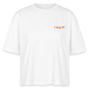 *I mog Di* Boxy Bio-T-Shirt - Weiß