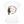 *Bisserl Rebellion* T-Shirt mit gerollten Ärmeln - Weiß