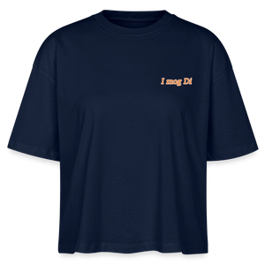 *I mog Di* Boxy Bio-T-Shirt - Navy
