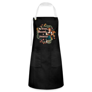 *Brezn Busserl Prosecco* Schürze - Schwarz/Weiß