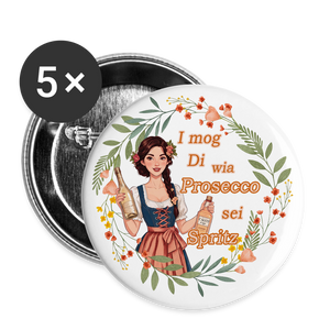 *I mog Di* Buttons - Weiß