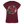 *Bisserl Rebellion* T-Shirt mit gerollten Ärmeln - Burgunderrot
