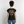 *Brezn Busserl Prosecco* T-Shirt mit gerollten Ärmeln - Schwarz