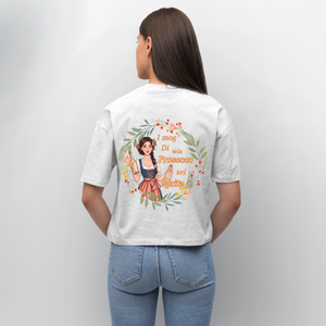 *I mog Di* Boxy Bio-T-Shirt - Weiß meliert