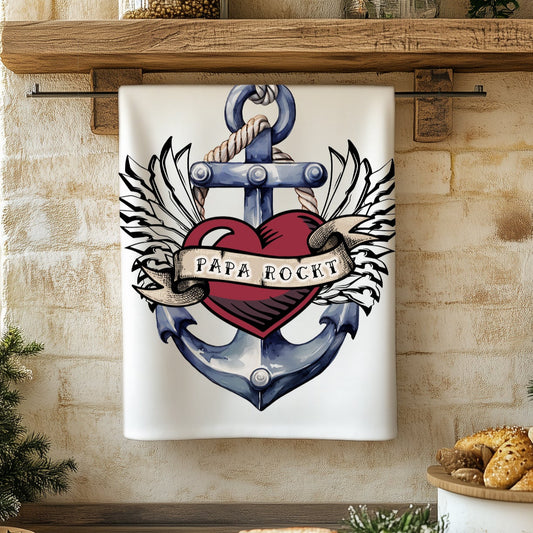 Geschirrtuch Papa rockt