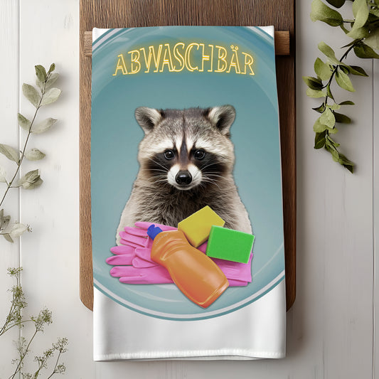 Geschirrtuch AbWaschbär