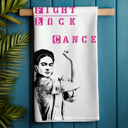 Geschirrtuch Fight & Fuck Cancer