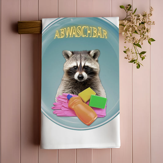 Geschirrtuch AbWaschbär