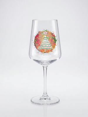 WUNSCHBAUM Wein- und Partyglas aus Kunststoff